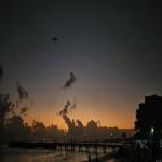 Flight over Oistins Bay, Barbados