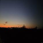 Twilight in Warsaw, Poland